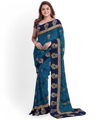 Light Green Bangalory Sana Silk Two Tone Women's Saree With Blouse 1