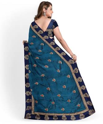 Light Green Bangalory Sana Silk Two Tone Women's Saree With Blouse 2