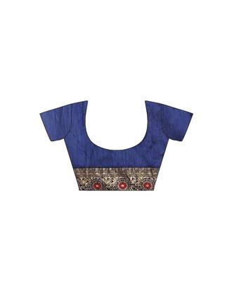 Green Two Tone Bangalory Sana Silk Women's Saree With Blouse 4