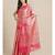 pink banarasi brocade   saree with blouse