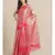 pink banarasi brocade   saree with blouse