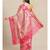 pink banarasi brocade   saree with blouse