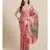 pink banarasi brocade   saree with blouse