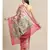 pink banarasi brocade   saree with blouse