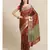 brown art silk sarees   saree with blouse