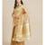 beige tissue   saree with blouse