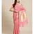 pink cotton silk   saree with blouse