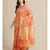 peach cotton silk   saree with blouse