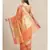 peach cotton silk   saree with blouse