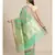 green cotton silk   saree with blouse