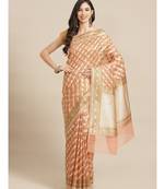 pink organza   saree with blouse