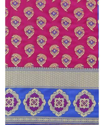 purple art silk sarees   saree with blouse 3