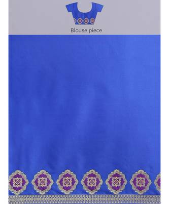 purple art silk sarees   saree with blouse 5