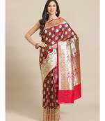 wine art silk sarees   saree with blouse
