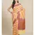 yellow pure banarasi silk   saree with blouse