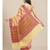 yellow pure banarasi silk   saree with blouse
