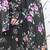 Black printed silk semi stitched lehenga