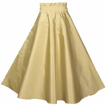 Pink plain taffeta girls-top-bottom 5