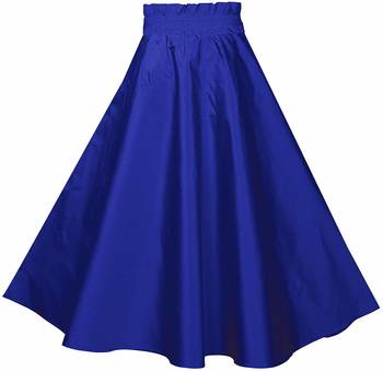 Yellow plain taffeta girls-top-bottom 4