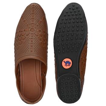 ZORIK Men's Brown Synthetic Leather SlipOn Casual Shoes 4