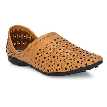 ZORIK Men's Tan Synthetic Leather SlipOn Casual Shoes 1