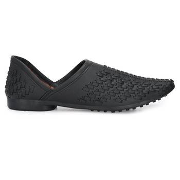 ZORIK Men's Black Synthetic Leather SlipOn Casual Shoes 3