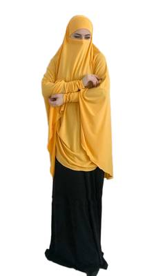 JSDC Viscose Lycra Women Prayer Hijab Abaya Makhna 2