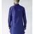 Solid Royal Blue Color Dupion Silk Pathani Kurta