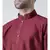 Solid Maroon Color Dupion Silk Pathani Kurta