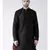 Solid Black Color Dupion Silk Pathani Kurta