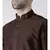Solid Brown Color Dupion Silk Pathani Kurta