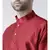 Solid Red Color Dupion Silk Pathani Kurta
