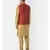 Printed Red & Brown Color Dupion Silk Jacket with Kurta Set