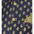 Printed Navy Blue & Brown Color Dupion Silk Jacket with Kurta Set