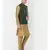 Printed Deep Green & Brown Color Dupion Silk Jacket with Kurta Set