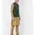 Printed Deep Green & Brown Color Dupion Silk Jacket with Kurta Set
