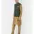 Printed Deep Green & Brown Color Dupion Silk Jacket with Kurta Set