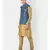 Printed Blue & Brown Color Dupion Silk Jacket with Kurta Set