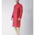 Red & Cream Color Jacquard Silk Kurta with Churidar set