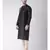 Black & Cream Color Dupion Silk Kurta with Churidar set