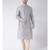 Silver & Cream Color Dupion Silk Kurta with Churidar set
