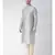 Silver & Cream Color Dupion Silk Kurta with Churidar set