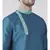 Blue & Cream Color Dupion Silk Kurta with Churidar set