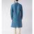 Green & Cream Color Dupion Silk Kurta with Churidar set