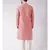 Peach & Cream Color Jacquard Silk Kurta with Churidar set