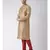 Brown & Red Color Dupion Silk Kurta with Churidar set