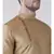 Brown & Red Color Dupion Silk Kurta with Churidar set