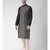 Black & Cream Color Dupion Silk Kurta with Churidar set