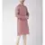 Red & Cream Color Jacquard Cotton Kurta with Churidar set