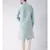 Blue & Cream Color Jacquard Cotton Kurta with Churidar set